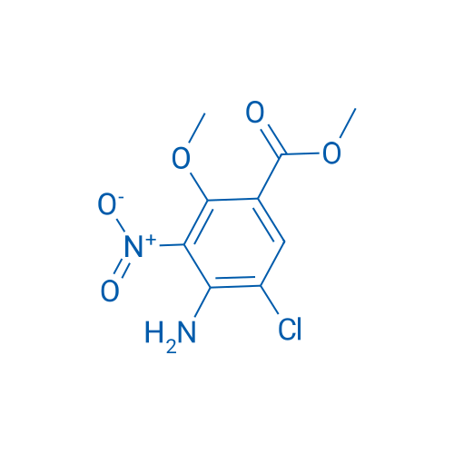 Methyl 4-amino-5-chloro-2-methoxy-3-nitrobenzoate 250mg