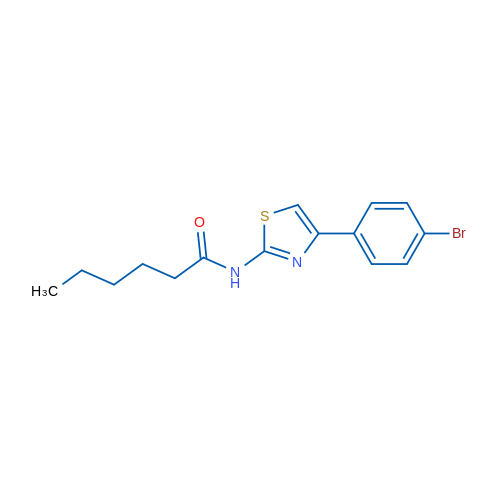 N-[4-(4-Bromophenyl)-1,3-thiazol-2-yl]hexanamide 1mg