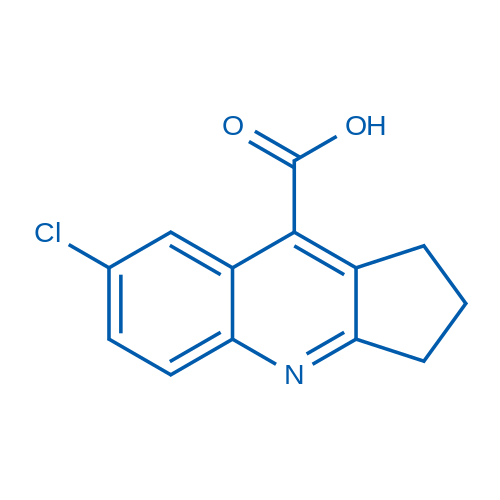 7-Chloro-2,3-dihydro-1H-cyclopenta[b]quinoline-9-carboxylic acid 100mg