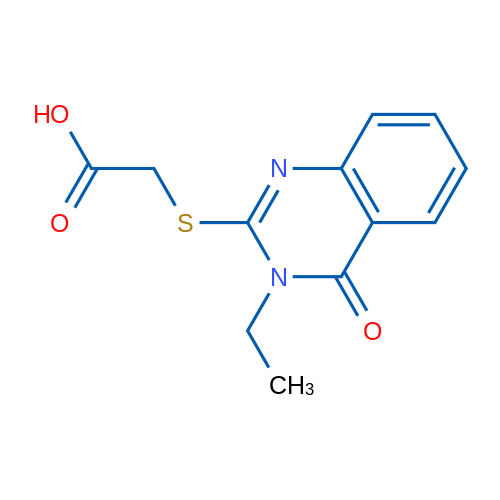 2-((3-Ethyl-4-oxo-3,4-dihydroquinazolin-2-yl)thio)acetic acid 1g