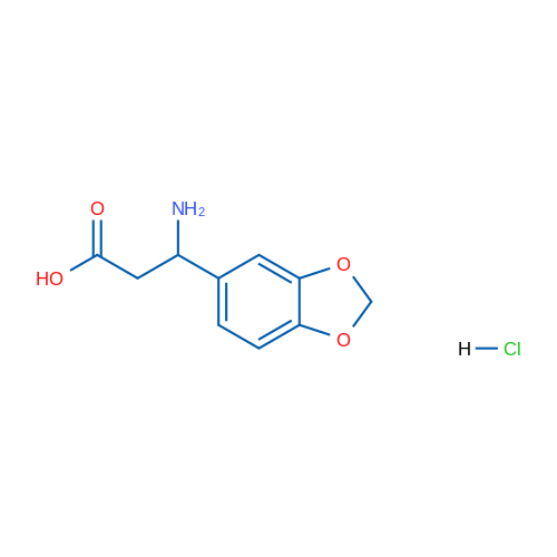 3-Amino-3-(benzo[d][1,3]dioxol-5-yl)propanoic acid hydrochloride 1g
