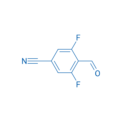 3,5-Difluoro-4-formylbenzonitrile 250mg