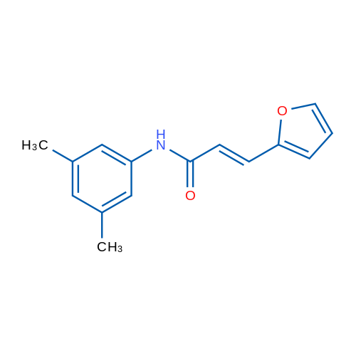 (2E)-N-(3,5-Dimethylphenyl)-3-(furan-2-yl)prop-2-enamide 1g