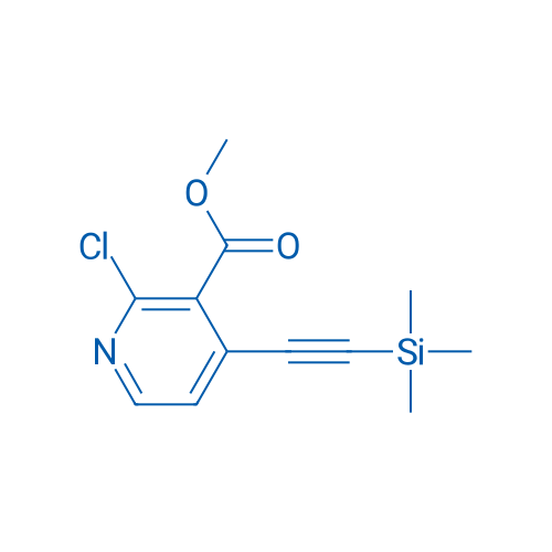Methyl 2-chloro-4-((trimethylsilyl)ethynyl)nicotinate 1g