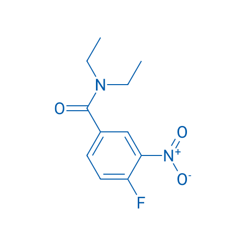 N,N-Diethyl-4-fluoro-3-nitrobenzamide 250mg