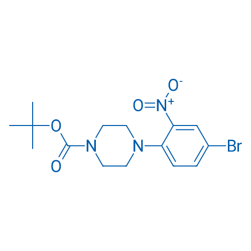 tert-Butyl 4-(4-bromo-2-nitrophenyl)piperazine-1-carboxylate 250mg