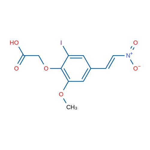2-(2-Iodo-6-methoxy-4-(2-nitrovinyl)phenoxy)acetic acid 1g