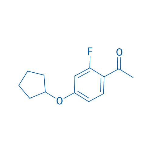 1-(4-(Cyclopentyloxy)-2-fluorophenyl)ethan-1-one 1g