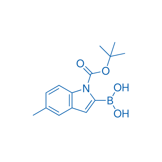 (1-(tert-Butoxycarbonyl)-5-methyl-1H-indol-2-yl)boronic acid 250mg