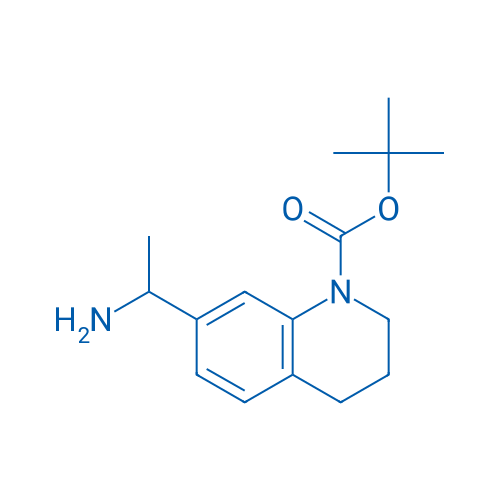 tert-Butyl 7-(1-aminoethyl)-3,4-dihydroquinoline-1(2H)-carboxylate 100mg