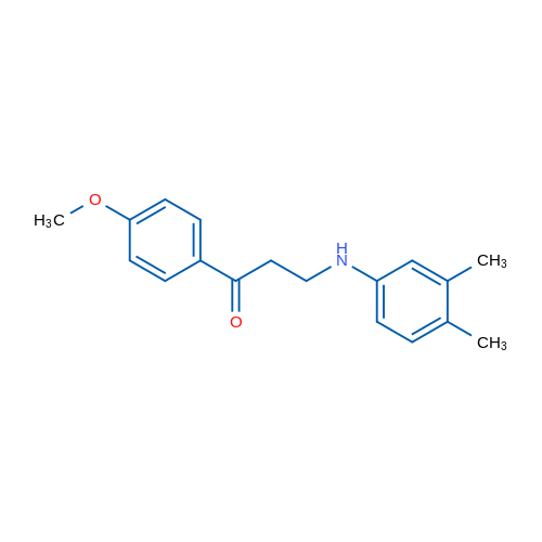 3-((3,4-Dimethylphenyl)amino)-1-(4-methoxyphenyl)propan-1-one 1g