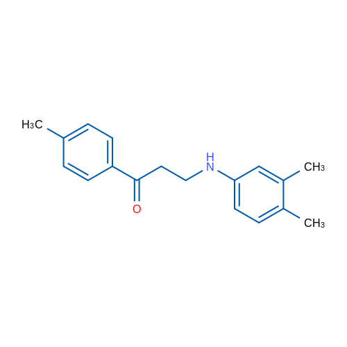 3-((3,4-Dimethylphenyl)amino)-1-(p-tolyl)propan-1-one 1g