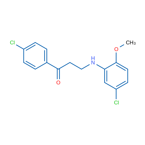3-[(5-Chloro-2-methoxyphenyl)amino]-1-(4-chlorophenyl)propan-1-one 1g