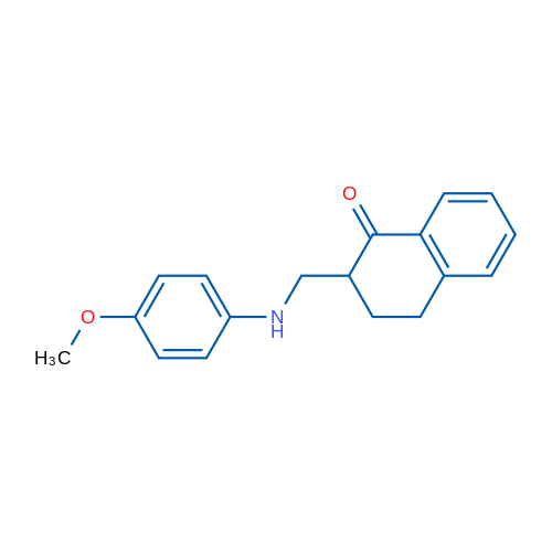 2-{[(4-methoxyphenyl)amino]methyl}-1,2,3,4-tetrahydronaphthalen-1-one 1g