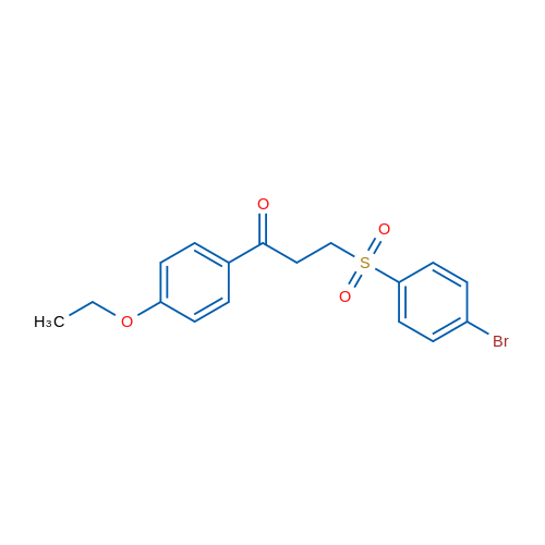 3-((4-Bromophenyl)sulfonyl)-1-(4-ethoxyphenyl)propan-1-one 1g