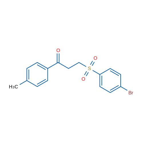 3-((4-Bromophenyl)sulfonyl)-1-(p-tolyl)propan-1-one 1g