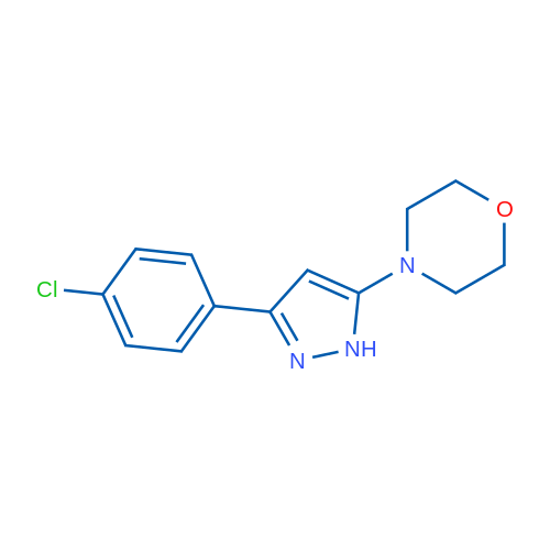 4-[3-(4-Chlorophenyl)-1H-pyrazol-5-yl]morpholine 1g