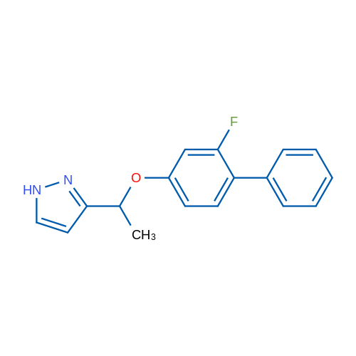 3-[1-({2-fluoro-[1,1'-biphenyl]-4-yl}oxy)ethyl]-1H-pyrazole 1g
