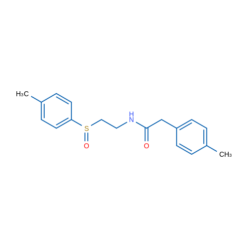 N-[2-(4-Methylbenzenesulfinyl)ethyl]-2-(4-methylphenyl)acetamide 1g