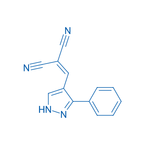2-[(3-Phenyl-1H-pyrazol-4-yl)methylidene]propanedinitrile 1g