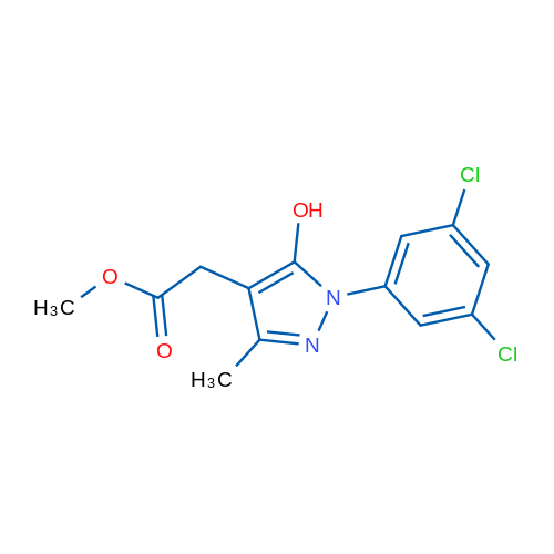 Methyl 2-[1-(3,5-dichlorophenyl)-5-hydroxy-3-methyl-1H-pyrazol-4-yl]acetate 1g