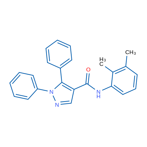 N-(2,3-Dimethylphenyl)-1,5-diphenyl-1H-pyrazole-4-carboxamide 1g