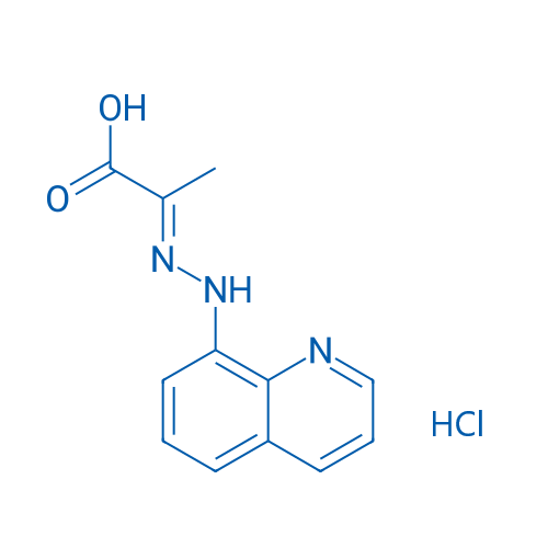 (2E)-2-[2-(Quinolin-8-yl)hydrazin-1-ylidene]propanoic acid hydrochloride 1g