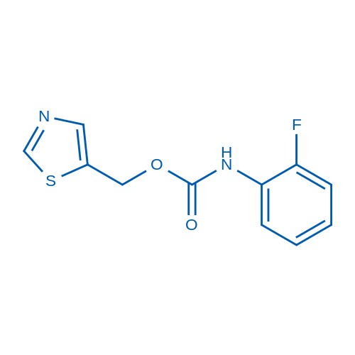 (1,3-Thiazol-5-yl)methyl N-(2-fluorophenyl)carbamate 50mg
