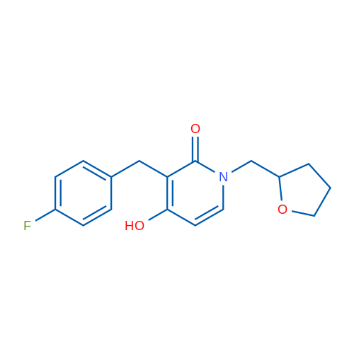 3-[(4-Fluorophenyl)methyl]-4-hydroxy-1-[(oxolan-2-yl)methyl]-1,2-dihydropyridin-2-one 1g