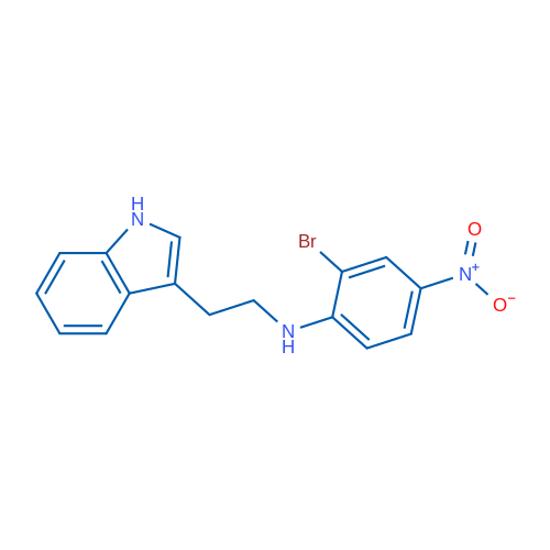 2-Bromo-N-[2-(1H-indol-3-yl)ethyl]-4-nitroaniline 1g