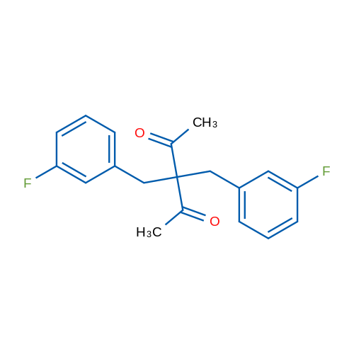 3,3-Bis[(3-fluorophenyl)methyl]pentane-2,4-dione 1g