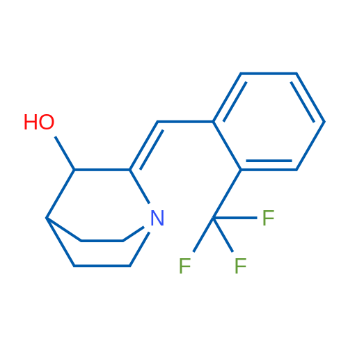(2Z)-2-{[2-(trifluoromethyl)phenyl]methylidene}-1-azabicyclo[2.2.2]octan-3-ol 1g