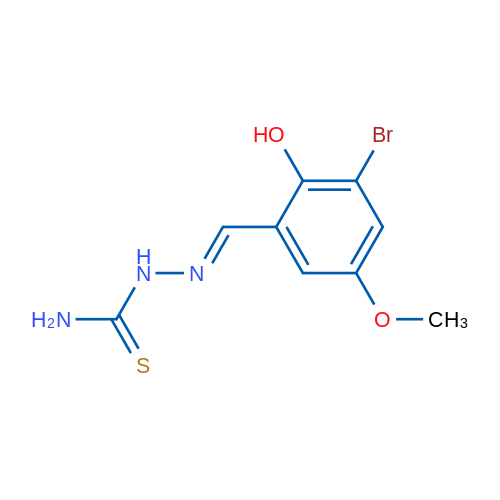 [(E)-[(3-Bromo-2-hydroxy-5-methoxyphenyl)methylidene]amino]thiourea 1g
