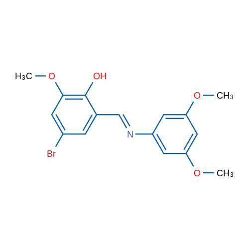 4-Bromo-2-[(1E)-[(3,5-dimethoxyphenyl)imino]methyl]-6-methoxyphenol 1g