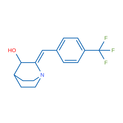 (2Z)-2-{[4-(trifluoromethyl)phenyl]methylidene}-1-azabicyclo[2.2.2]octan-3-ol 1g