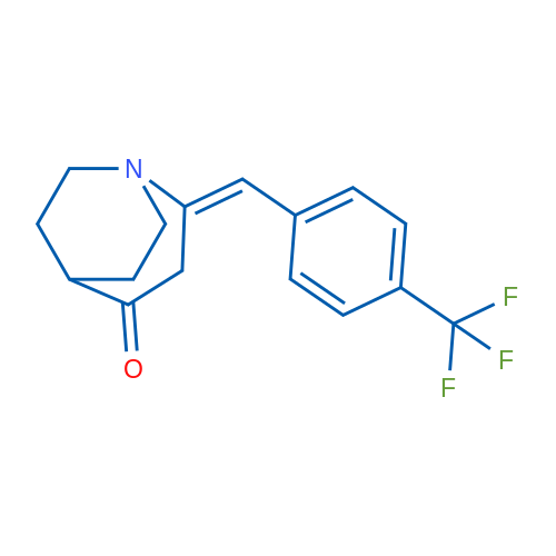 (2E)-2-{[4-(trifluoromethyl)phenyl]methylidene}-1-azabicyclo[3.2.2]nonan-4-one 1g