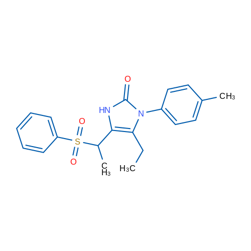 4-[1-(Benzenesulfonyl)ethyl]-5-ethyl-1-(4-methylphenyl)-2,3-dihydro-1H-imidazol-2-one 1g