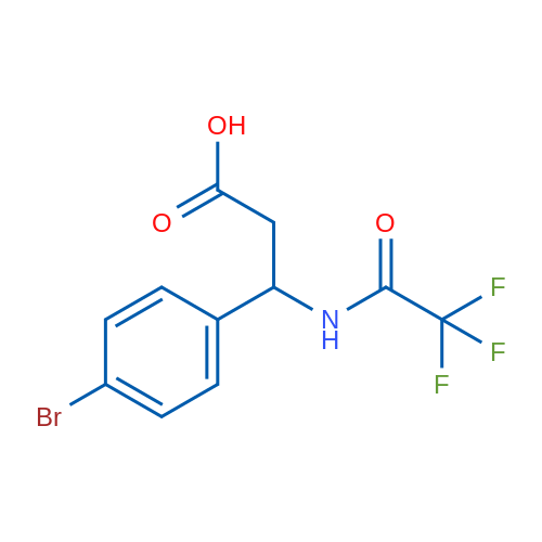 3-(4-Bromophenyl)-3-(2,2,2-trifluoroacetamido)propanoic acid 1g