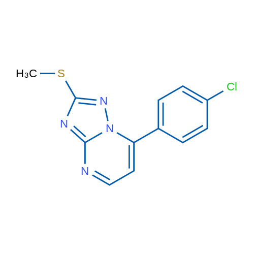 7-(4-Chlorophenyl)-2-(methylsulfanyl)-[1,2,4]triazolo[1,5-a]pyrimidine 1g
