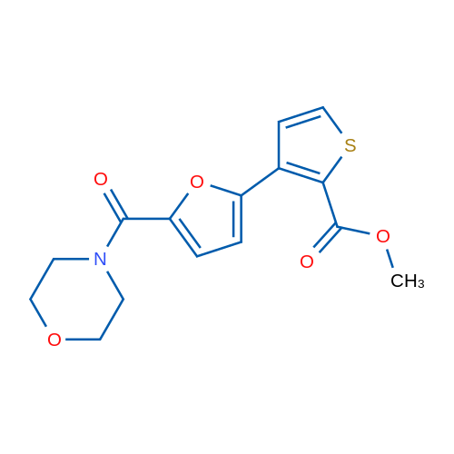 Methyl 3-[5-(morpholine-4-carbonyl)furan-2-yl]thiophene-2-carboxylate 1g