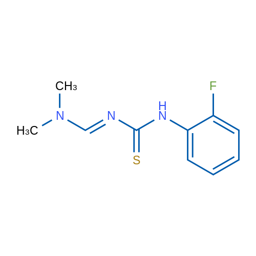 3-[(1E)-(Dimethylamino)methylidene]-1-(2-fluorophenyl)thiourea 1g