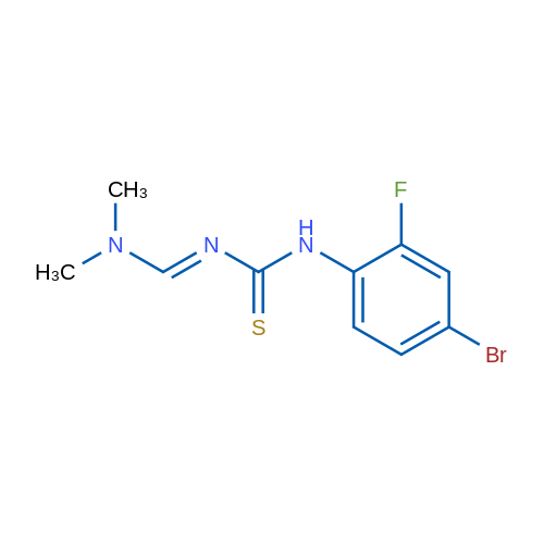 1-(4-Bromo-2-fluorophenyl)-3-[(1E)-(dimethylamino)methylidene]thiourea 1g