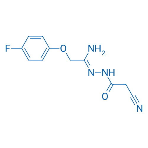 N'-[(1Z)-1-Amino-2-(4-fluorophenoxy)ethylidene]-2-cyanoacetohydrazide 1g
