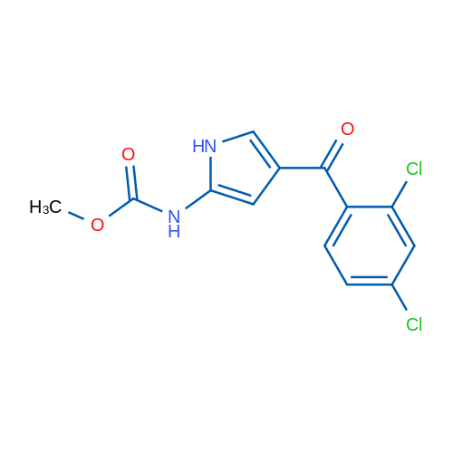 Methyl N-[4-(2,4-dichlorobenzoyl)-1H-pyrrol-2-yl]carbamate 1g