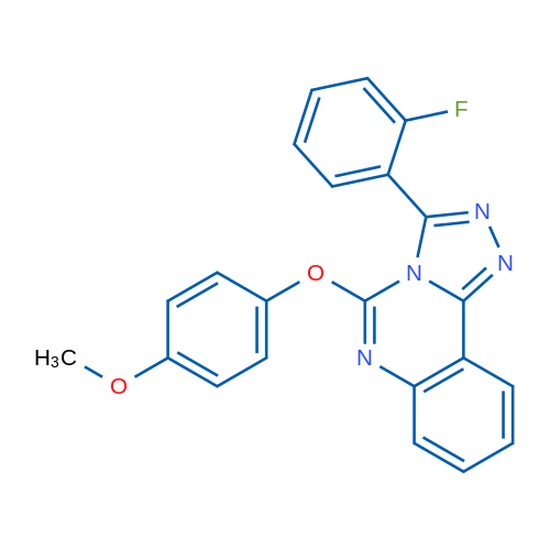 3-(2-Fluorophenyl)-5-(4-methoxyphenoxy)-[1,2,4]triazolo[4,3-c]quinazoline 1g