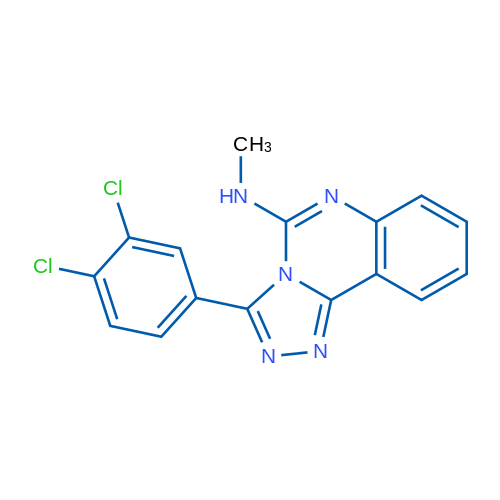 3-(3,4-Dichlorophenyl)-N-methyl-[1,2,4]triazolo[4,3-c]quinazolin-5-amine 1g