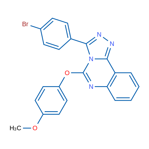 3-(4-Bromophenyl)-5-(4-methoxyphenoxy)-[1,2,4]triazolo[4,3-c]quinazoline 1g