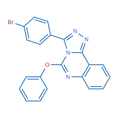 3-(4-Bromophenyl)-5-phenoxy-[1,2,4]triazolo[4,3-c]quinazoline 1g