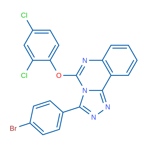 3-(4-Bromophenyl)-5-(2,4-dichlorophenoxy)-[1,2,4]triazolo[4,3-c]quinazoline 1g