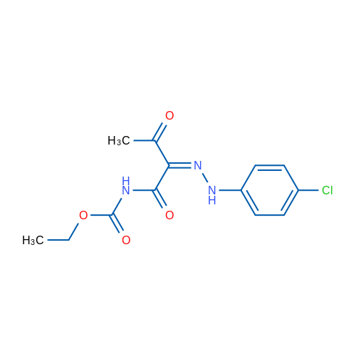 Ethyl N-[(2Z)-2-[2-(4-chlorophenyl)hydrazin-1-ylidene]-3-oxobutanoyl]carbamate 1g